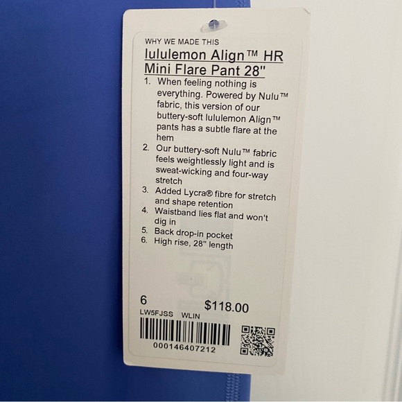 Lululemon Align HR Mini Flare 28” - Picture 7 of 7